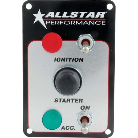 Allstar Performance Waterproof Two Switch Panel with Lights ALL80164